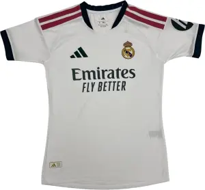 Футболка Реал Мадрид (Real Madrid) 2026-2027 домашня біло-темно-зелено-червона F0651