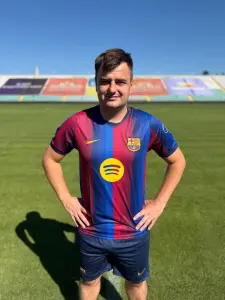Футбольна форма Барселона (Barcelona) 2026-2027 домашня синьо-червона F0656