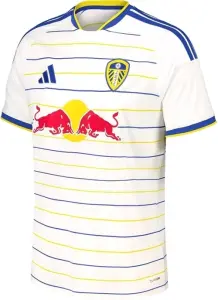 Футболка Лидс Юнайтед (Leeds United) 2026-2027 домашняя бело-сине-желтая F0692
