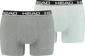 Труси (боксерки) Head BASIC BOXER 2P світло-сіро-чорні, сіро-чорні (2 штуки) 701202741-012