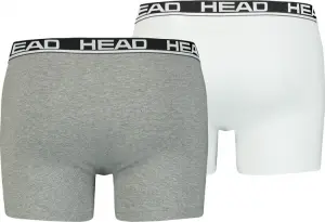 Труси (боксерки) Head BASIC BOXER 2P світло-сіро-чорні, сіро-чорні (2 штуки) 701202741-012