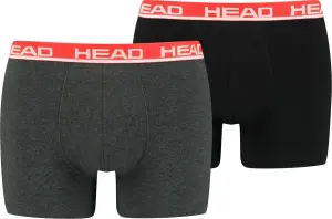 Труси (боксерки) Head BASIC BOXER 2P сіро-червоні, чорно-червоні (2 штуки) 701202741-011