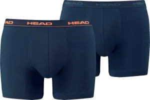Труси (боксерки) Head BASIC BOXER 2P темно-сині, темно-синьо-помаранчеві (2 штуки) 841001001-493