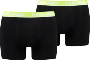 Труси (боксерки) Head BASIC BOXER 2P чорно-лаймові (2 штуки) 701202741-019