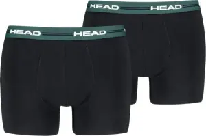 Труси (боксерки) Head MEN ELASTIC BOXER 2P чорно-темно-зелені (2 штуки) 701234928-001