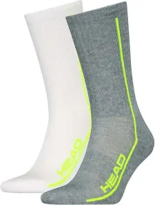 Шкарпетки Head ALL SPORTS PERFORMANCE CREW 2P біло-лаймові, сіро-лаймові (2 пари) 701229020-004