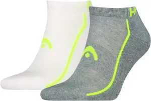 Шкарпетки Head ALL SPORTS PERFORMANCE SNEAKER 2P біло-лаймові, сіро-лаймові (2 пари) 701229023-004
