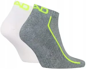Шкарпетки Head ALL SPORTS PERFORMANCE SNEAKER 2P біло-лаймові, сіро-лаймові (2 пари) 701229023-004