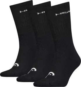 Шкарпетки Head CREW 3P UNISEX чорні (3 пари) 701213456-200