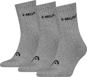 Шкарпетки Head ELEMENTS ALL SPORTS SHORT CREW 3P сірі (3 пари) 701229009-004