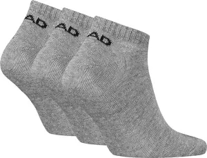 Шкарпетки Head ELEMENTS ALL SPORTS SNEAKER 3P сірі (3 пари) 701229011-004