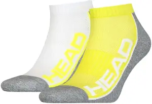 Шкарпетки Head PERFORMANCE SNEAKER 2P UNISEX жовто-сірі, біло-сірі (2 пари) 791018001-004