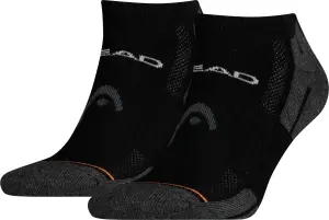 Шкарпетки Head PERFORMANCE SNEAKER 2PPK UNISEX чорно-темно-сіро-помаранчеві (2 пари) 741017001-200