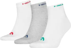 Шкарпетки Head QUARTER 3P UNISEX білі, сірі (3 пари) 761011001-003