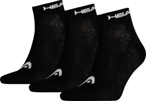 Носки Head QUARTER 3P UNISEX черные (3 пары) 761011001-200