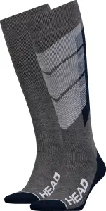 Шкарпетки Head UNISEX SKI GRAPHIC KNEEHIGH 2PPK сіро-темно-сині (2 пари) 791005001-277
