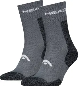 Шкарпетки Head ELEMENTS HIKING CREW 2P сіро-темно-сірі (2 пари) 701229013-002
