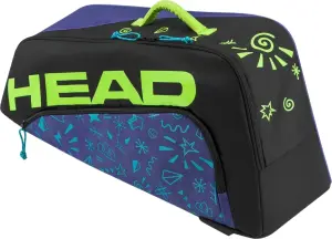 Сумка для тенісу дитяча Head JR TOUR RACKET BAG MONSTER 35L фіолетово-чорно-лаймова 260754