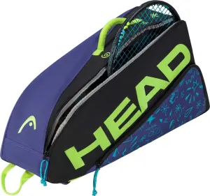 Сумка для тенісу дитяча Head JR TOUR RACKET BAG MONSTER 35L фіолетово-чорно-лаймова 260754