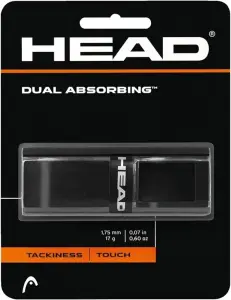 Обмотка для ракеток Head DUAL ABSORBING GRIP DOZEN чорна 285-034 bk