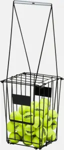 Корзина (тележка) для теннисных мячей Head BALL BASKET WITH SEPARATOR черная 287352