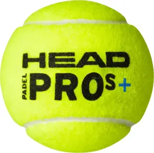 Набір м'ячів для падел-теніс Head PADEL PRO S+ жовтий (3 штуки) 540303