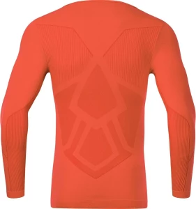 Термобелье футболка с длинным рукавом Jako COMFORT 2.0 оранжевая 6455-18