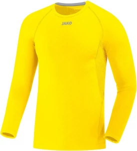 Термобелье футболка с длинным рукавом Jako COMPRESSION 2.0 желтая 6451-03