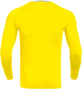 Термобелье футболка с длинным рукавом детская Jako COMPRESSION 2.0 желтая 6451-03