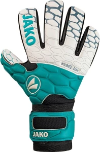 Вратарские перчатки Jako PRESTIGE SUPERSOFT RC бирюзово-серые 2554-24