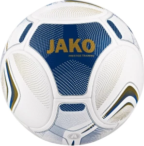 Футбольний м'яч Jako PRESTIGE біло-синьо-золотий 2307-707. Розмір 5