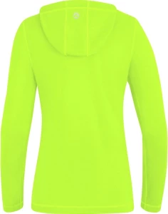 Олімпійка (мастерка) для бігу жіноча Jako RUN 2.0 неоново-зелена 6875-25