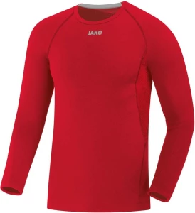 Термобілизна футболка з довгим рукавом Jako COMPRESSION 2.0 червона 6451-01