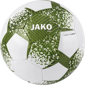 Футбольный мяч облегченный Jako GLAZE бело-зеленый 2380-705 Размер 4
