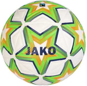 Футбольный мяч тренировочный Jako WORLD  бело-зеленый Размер 5 2335-649