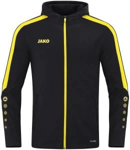 Олімпійка (мастерка) з капюшоном дитяча Jako POWER чорно-жовта 6823-803