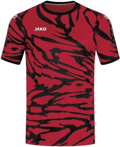 Футболка джерсі Jako ANIMAL S/S червоно-чорна 4242-111