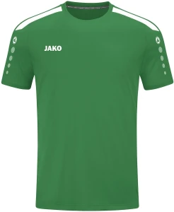Футболка джерсі Jako POWER S/S зелено-біла 4223-200