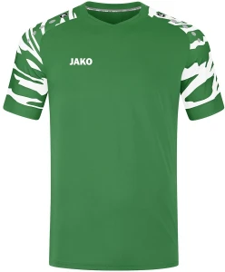 Футболка джерси Jako POWER S/S зелено-белая 4244-202