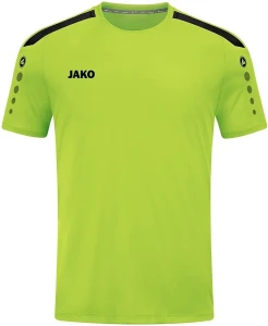 Футболка джерси детская Jako POWER S/S салатово-черная 4223-210