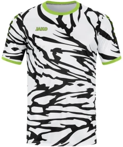 Футболка джерси детская Jako ANIMAL S/S бело-черно-салатовая 4242-014