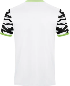 Футболка джерси детская Jako ANIMAL S/S бело-черно-салатовая 4242-014