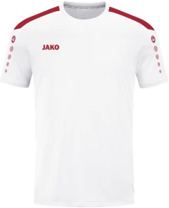 Футболка джерсі дитяча Jako POWER S/S біло-червона 4223-004