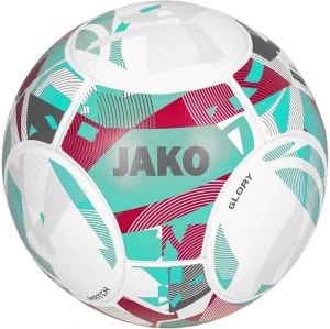 Футбольний м'яч Jako GLORY біло-бірюзово-рожевий Розмір 5 2347-662