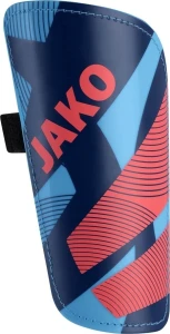 Щитки футбольні Jako RIVER BASIC синьо-блакитно-червоні 2775-434
