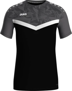 Футболка дитяча Jako ICONIC чорно-біло-сіра 6124-801