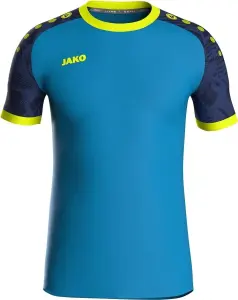 Футболка джерсі Jako ICONIC S/S блакитно-синьо-жовта 4224-444