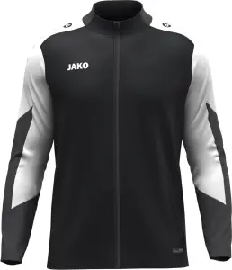 Олімпійка (мастерка) дитяча Jako DYNAMIC чорно-біло-темно-сіра 9370-826