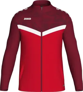 Олімпійка (мастерка) дитяча Jako ICONIC червоно-біло-бордова 9324-103