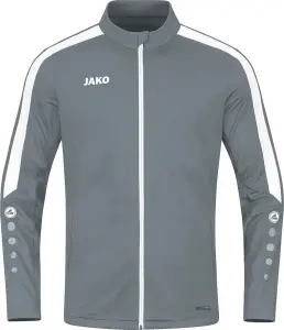 Олімпійка (мастерка) дитяча Jako POWER сіро-біла 9323-840